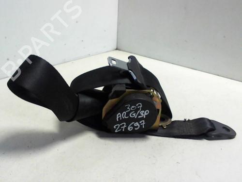 Venstre bak beltestrammer PEUGEOT 307 (3A/C) 2.0 HDi 90 (90 hp) 20971322