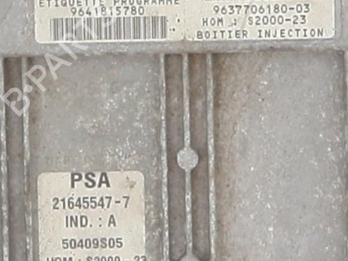 Engine control unit (ECU) PEUGEOT 206 Hatchback (2A/C) 1.4 i | BP27893446M57 