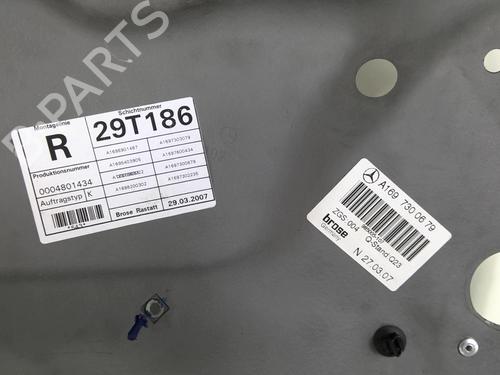 Rear right window mechanism MERCEDES-BENZ B-CLASS Sports Tourer (W245) B 200 CDI (245.208) | BP22024448C25