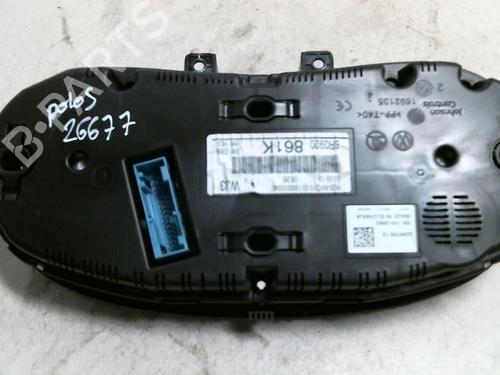Instrument cluster VW POLO V (6R1, 6C1) 1.6 TDI | BP20962919C47