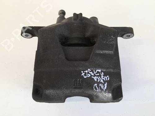 Used Right front brake caliper OPEL ASTRA J (P10) 1.6 CDTi (68) (110 hp) 20944761