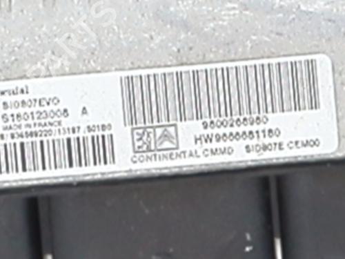 Engine control unit (ECU) PEUGEOT 5008 (0U_, 0E_) 1.6 HDi | BP28476789M57 - Image 5