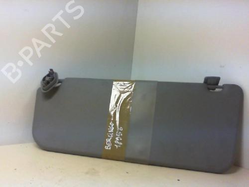 Used Left sun visor CITROËN BERLINGO / BERLINGO FIRST MPV (MF_, GJK_, GFK_) 2.0 HDI 90 (MFRHY) (90 hp) 20949410