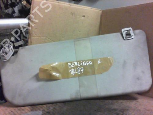Used Left sun visor CITROËN BERLINGO / BERLINGO FIRST MPV (MF_, GJK_, GFK_) 2.0 HDI 90 (MFRHY) (90 hp) 20961240