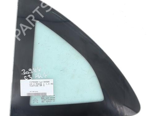 Used Rear left quarter glass CITROËN C3 II (SC_) 1.4 HDi 70 (SC8HZC, SC8HR0, SC8HP4) (68 hp) 28476647