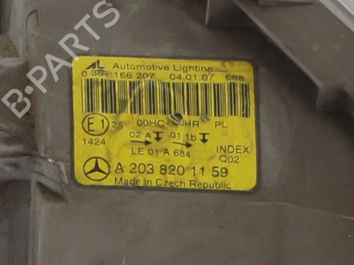 Left headlight MERCEDES-BENZ C-CLASS (W203) C 220 CDI (203.008) | BP37215522C28 - Image 6