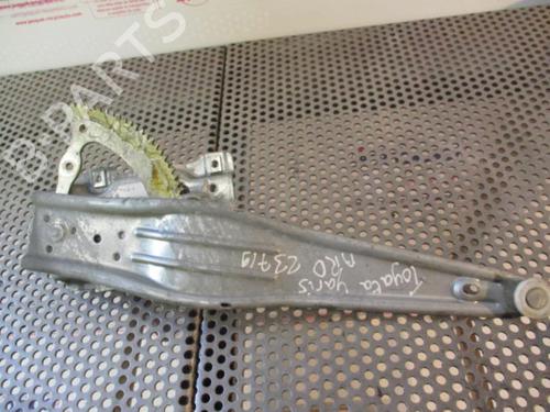 Used Rear right window mechanism TOYOTA YARIS (_P1_) 1.4 D-4D (NLP10_, NLP10R) (75 hp) 20954092