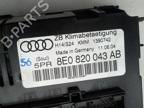 Comando chauffage AUDI A4 B6 Avant (8E5) 1.9 TDI (130 hp) 20968705