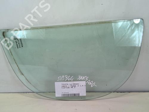 Used Rear left door window TOYOTA YARIS (_P1_) 1.4 D-4D (NLP10_, NLP10R) (75 hp) 20968426