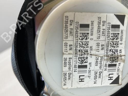 Used Rear left seatbelt Rear left seatbelt FIAT 500 (312_) 1.2 (312AXA1A) (69 hp) 20961956 20961956