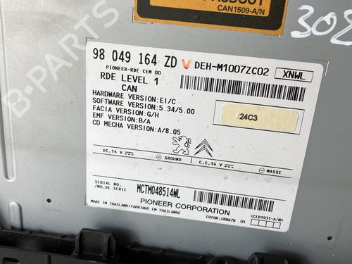Radio PEUGEOT 208 I (CA_, CC_) 1.6 HDi | BP24816319E6