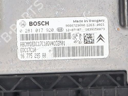 Engine control unit (ECU) PEUGEOT 208 I (CA_, CC_) 1.4 HDi | BP24661908M57