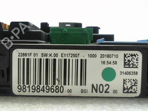 Used Fuse box Fuse box PEUGEOT 208 I (CA_, CC_) 1.6 HDi / BlueHDi 75 (75 hp) 20962173 20962173