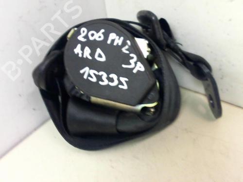 Used Rear right seatbelt Rear right seatbelt PEUGEOT 206 Hatchback (2A/C) 1.4 i (75 hp) 20960397 20960397