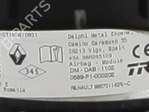 Driver airbag DACIA SANDERO II 1.0 SCe 75 (B8JC, B8JD, B8NC) | BP24348338C9