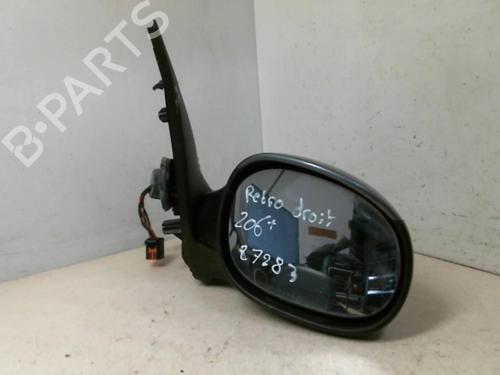 Right mirror PEUGEOT 206+ (2L_, 2M_) 1.4 i (2LKFWA, 2MKFWA) | BP20959899C27