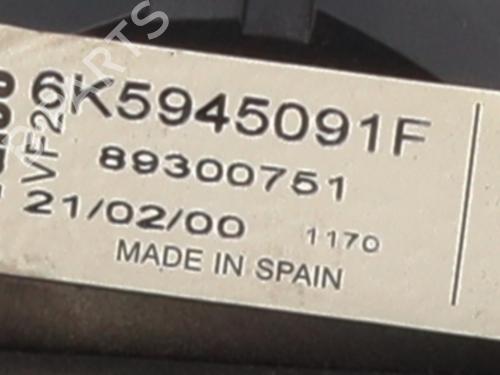Used Left taillight Left taillight SEAT CORDOBA (6K1, 6K2) 1.9 SDI (68 hp) 20943187 20943187