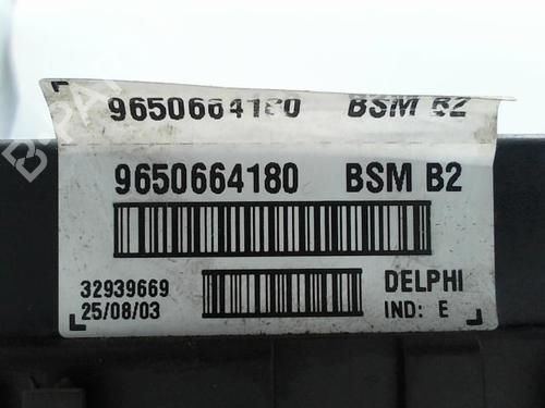 Used Fuse box PEUGEOT 206 Hatchback (2A/C) 1.4 HDi eco 70 (68 hp) 20942734