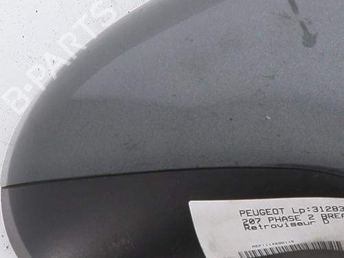 Right mirror PEUGEOT 207 SW (WK_) 1.6 HDi | BP29937102C27 