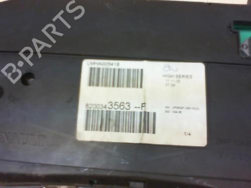Used Instrument cluster RENAULT CLIO III (BR0/1, CR0/1) 1.5 dCi (BR17, CR17) (86 hp) 20954450