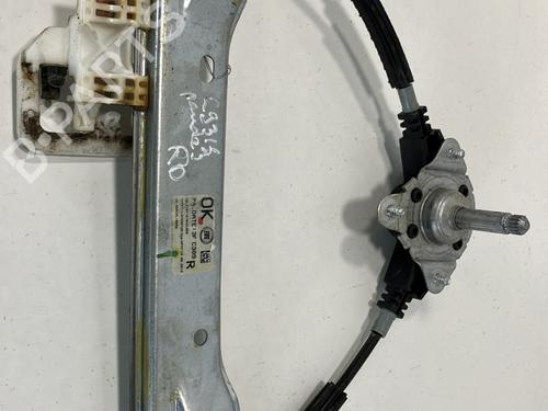 Used Rear right window mechanism FIAT PANDA (312_, 319_) 1.2 (312PXA1A) (69 hp) 21062517