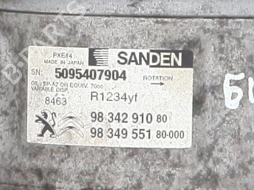 AC compressor PEUGEOT 308 II (LB_, LP_, LW_, LH_, L3_) 1.5 BlueHDi 130 | BP24523236M34 