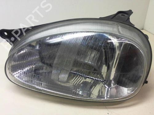 Used Left headlight Left headlight OPEL CORSA B (S93) 1.7 D (F08, F68, M68) (60 hp) 20942863 20942863