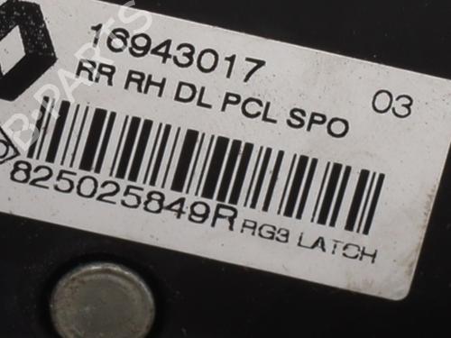 Rear right lock RENAULT ESPACE V (JR_) 1.6 dCi 160 | BP27893527C99 