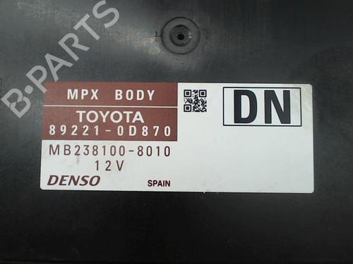 Fuse box TOYOTA YARIS (_P13_) 1.0 (KSP130) | BP20963147E1 