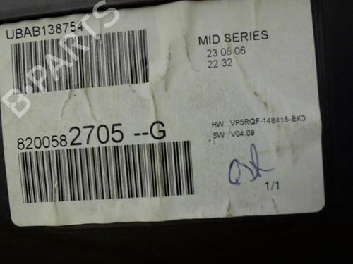 Instrument cluster RENAULT CLIO III (BR0/1, CR0/1) 1.5 dCi (C/BR0G, C/BR1G) | BP20970552C47 