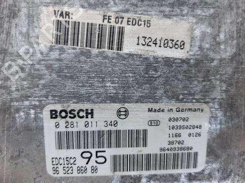 Engine control unit (ECU) CITROËN C5 I Break (DE_) 2.0 HDi (DERHZB, DERHZE) | BP20756093M57 
