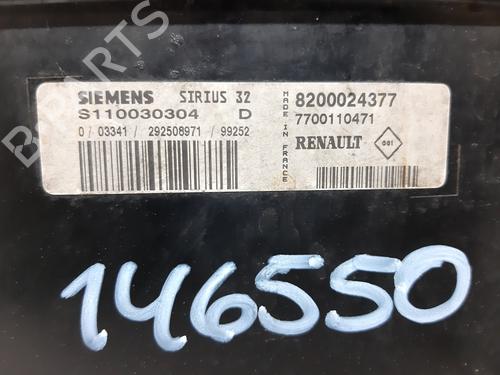Engine control unit (ECU) RENAULT CLIO II (BB_, CB_) 1.4 (B/CB0C, B/CB0S) | BP20757903M57 