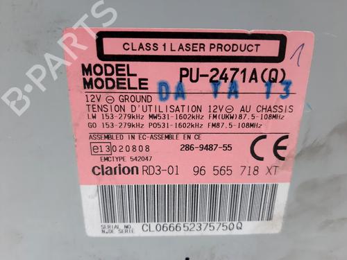 Radio PEUGEOT 307 Break (3E) 1.6 HDi 110 | BP20742473E6 