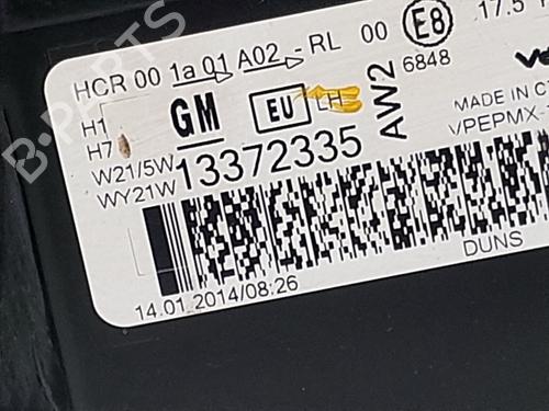 Left headlight OPEL MERIVA B MPV (S10) 1.6 CDTI (75) | BP37081769C28 - Image 3
