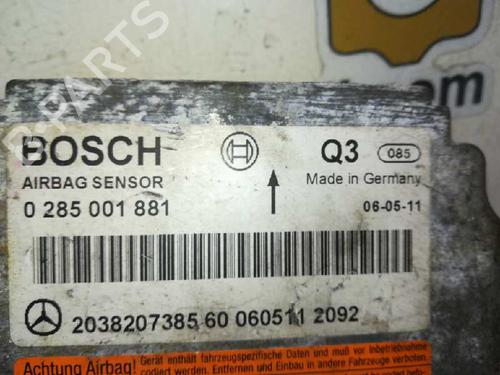 ECU airbags MERCEDES-BENZ CLK (C209) CLK 320 CDI (209.320) | BP20809498M53 