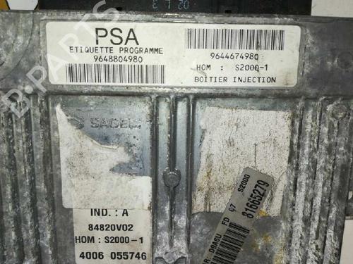 Engine control unit (ECU) PEUGEOT 406 (8B) 1.8 BiFuel | BP20782357M57