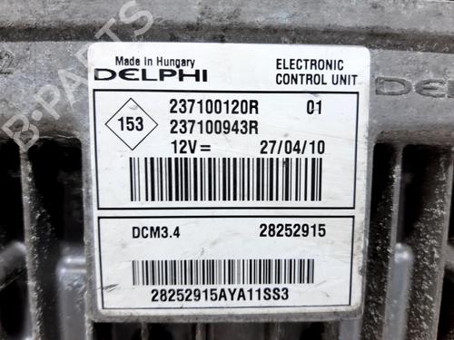 Engine control unit (ECU) RENAULT MEGANE III Hatchback (BZ0/1_, B3_) 1.5 dCi | BP20754007M57 