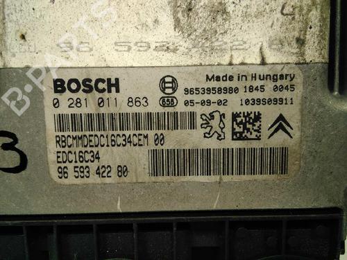 Engine control unit (ECU) PEUGEOT 307 (3A/C)  | BP20795514M57 