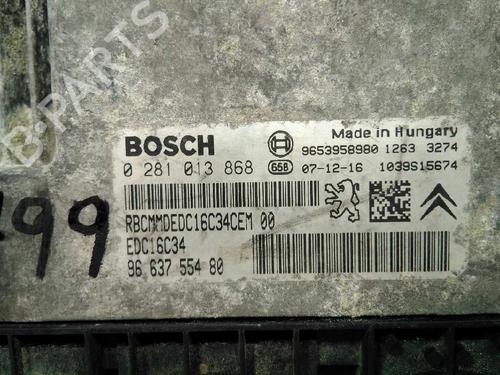 Engine control unit (ECU) PEUGEOT 207 (WA_, WC_) 1.6 HDi | BP20795615M57 