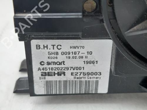 Climate control SMART FORTWO Coupe (451) 1.0 (451.331, 451.380) | BP36753625I5  - Image 5