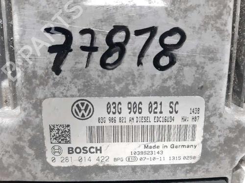 Engine control unit (ECU) SEAT LEON (1P1) 1.9 TDI | BP20729351M57 