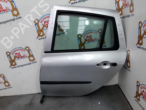 Used Left rear door RENAULT CLIO III (BR0/1, CR0/1) 1.5 dCi (BR17, CR17) (86 hp) 20764463