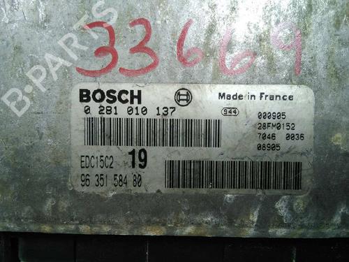 Engine control unit (ECU) CITROËN XSARA PICASSO (N68) 2.0 HDi | BP20794705M57 