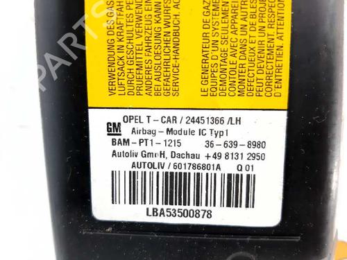 Left curtain airbag OPEL ZAFIRA / ZAFIRA FAMILY B (A05) 1.9 CDTI (M75) | BP20803604C11 