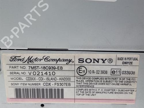 Bilradio FORD FOCUS II (DA_, HCP, DP)  | BP20769946E6 