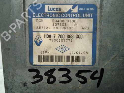 Engine control unit (ECU) RENAULT KANGOO (KC0/1_) D 55 1.9 (KC0D) | BP20797515M57 