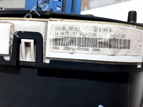 Instrument cluster PEUGEOT 306 Hatchback (7A, 7C, N3, N5) 1.9 DT | BP20757982C47 
