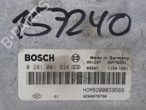 Engine control unit (ECU) RENAULT SCÉNIC I MPV (JA0/1_, FA0_) 1.9 dTi (JA1U) | BP20764449M57 