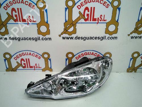 Venstre forlygte PEUGEOT 206 Hatchback (2A/C) 1.4 LPG (75 hp) 21068200