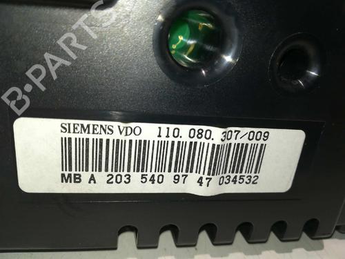 Compteur de vitesse MERCEDES-BENZ C-CLASS (W203) C 220 CDI (203.008) | BP20795813C47 